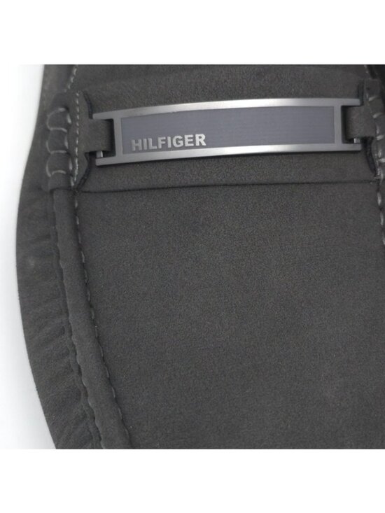 Tommy Hilfiger Atino Medium Dark Gray Slip-On Driving Loafers 11M main image 6